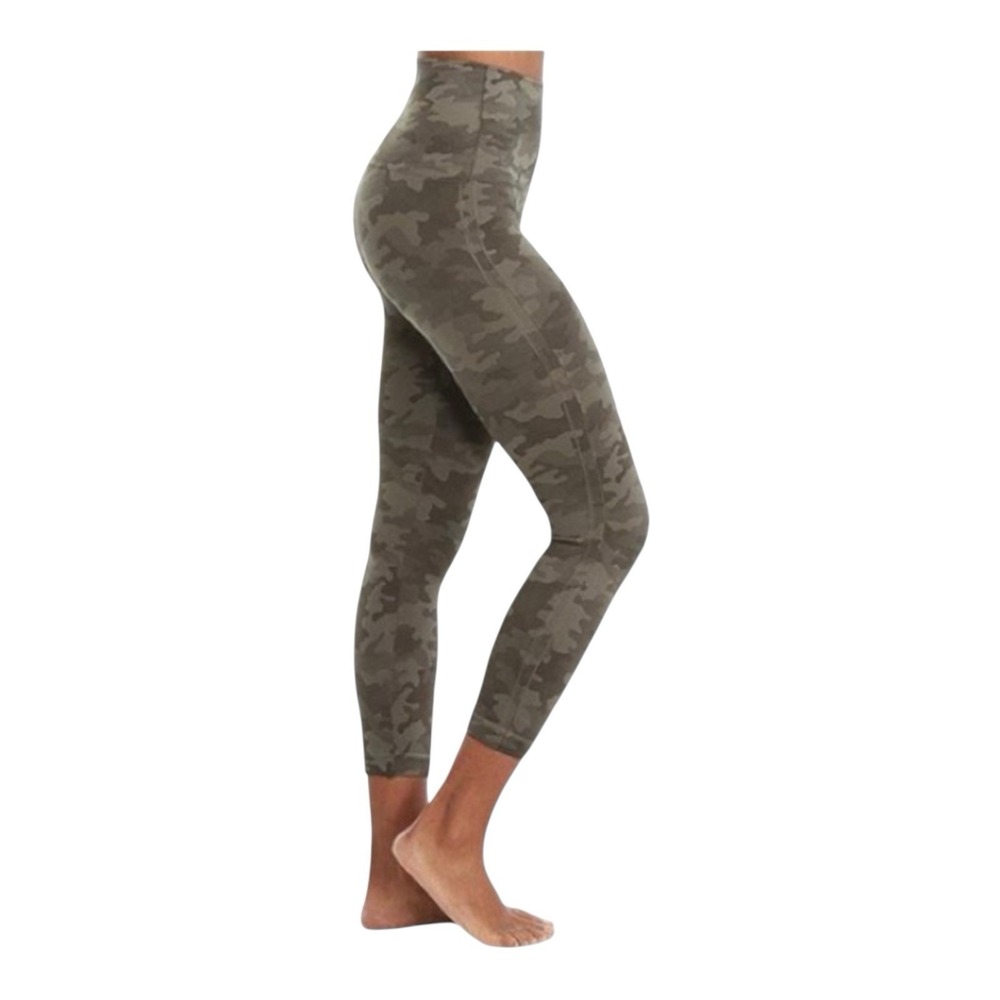 Spanx Leggings‎ Women's 1X Brown Camo Look At Me Now Seamless Shaping - Picture 2 of 13
